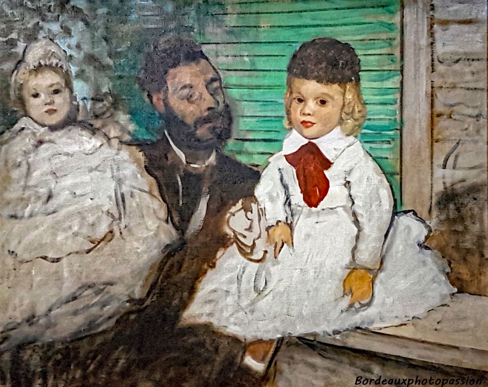 Ludovic Lepic et ses filles (vers 1871) Edgar Degas